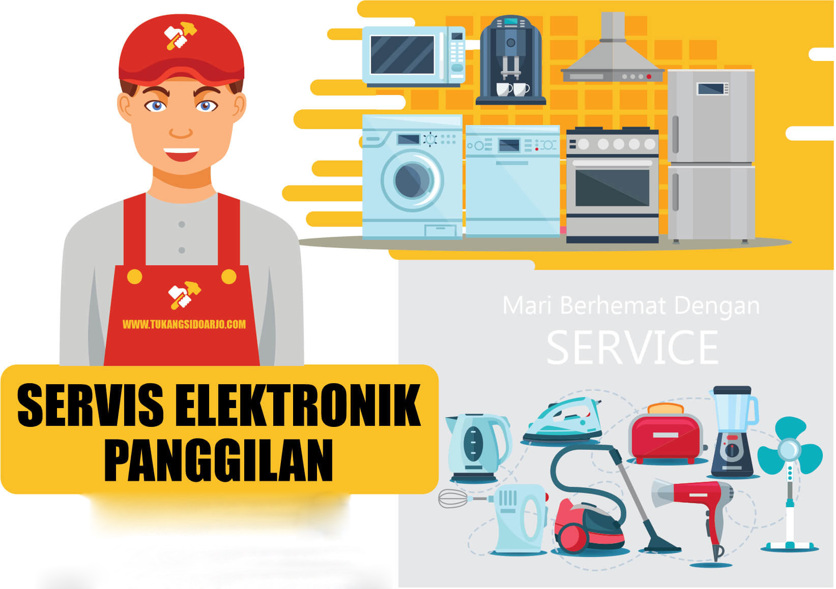 Aplikasi Jasa Service Elektronik Keren di Bandung